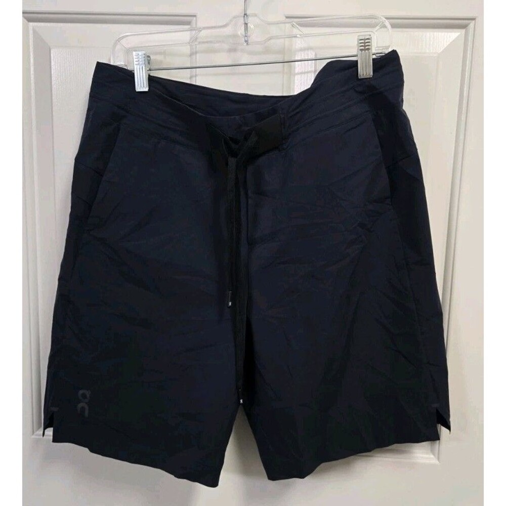 On Cloud Men's Hybrid Shorts Size L Large Navy Performance Running Workout Gym